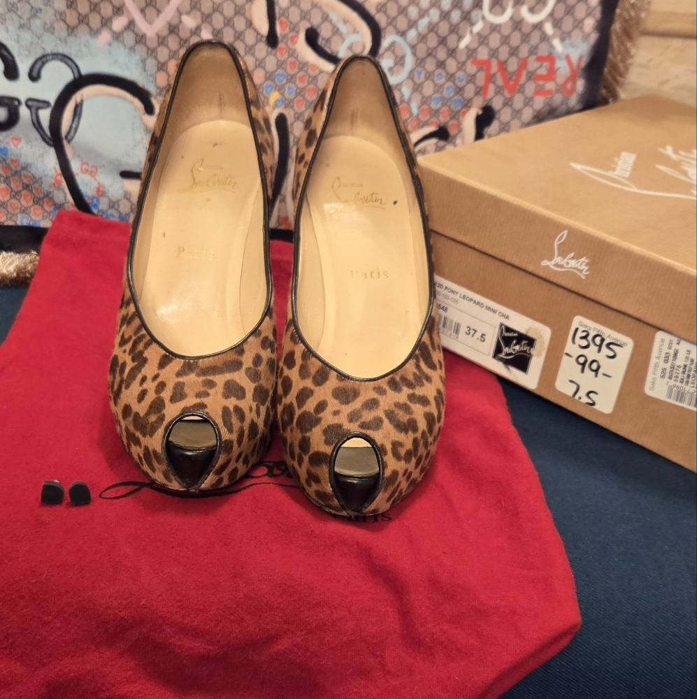 Christian Louboutin Leopard Print Women's Shoes